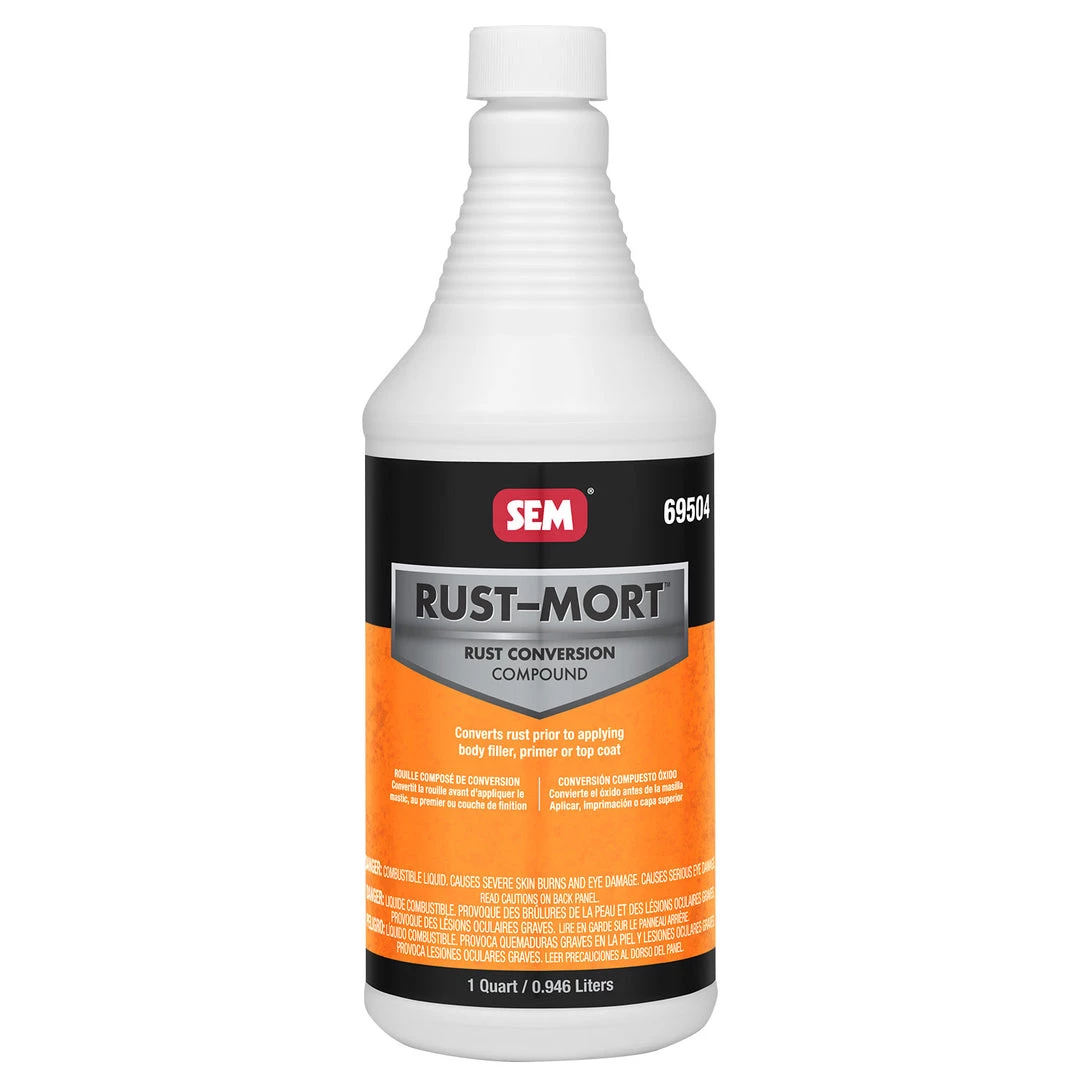 SEM Rust Converters Rust-Mort - Converts Rust To A Hard Protective Coating, 1 Quart 3 SEM Rust Converters Rust-Mort - Converts Rust To A Hard Protective Coating, 1 Quart