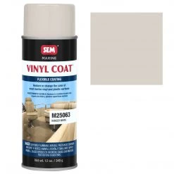 SEM Marine Vinyl Restoration Coating, Ranger White, 12 Oz. Aerosol
