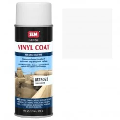 SEM Marine Vinyl Restoration Coating, Carver White, 12 Oz. Aerosol