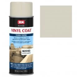 SEM Marine Vinyl Restoration Coating, Sea Ray Alabaster, 12 Oz. Aerosol