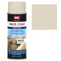 SEM Marine Vinyl Restoration Coating, Sea Ray Champagne, 12 Oz. Aerosol