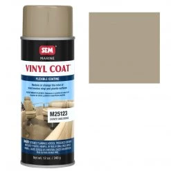 SEM Marine Vinyl Restoration Coating, Carver Dade Bisque, 12 Oz. Aerosol