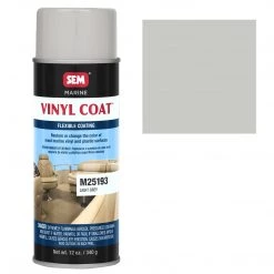 SEM Marine Vinyl Restoration Coating, Light Grey, 12 Oz. Aerosol