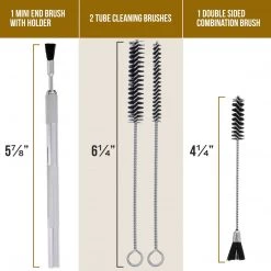 TCP Global 25 Piece Professional Airbrush And Spray Gun Cleaning Kit With 16oz Wash Bottle