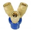 TCP Global 1/4" 3-Way Quick Coupler Three Way Connector 2 TCP Global 1/4" 3-Way Quick Coupler Three Way Connector