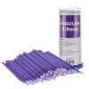 TCP Global Eyelash Extension Micro Brushes, 100 Medium 2.0 Mm Tip Size Purple Disposable Brush Applicators - Apply Makeup, Paint Touch Up