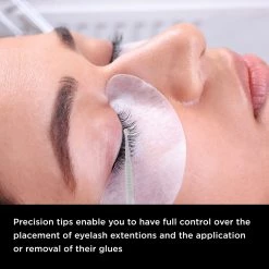 TCP Global Paint Touch Up Micro Brushes, 100 Superfine 1.0 Mm Tip Size White Brush Applicators - Auto Body Shop, Auto Car Detailing, Hobby