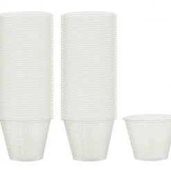 TCP Global 100 - 1oz Plastic Mix Cups Paint Hobby Airbrush Mixing Universal