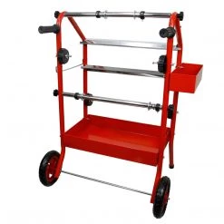 TCP Global Mobile 18" Multi-Roll Masking Paper Machine With Storage Trays