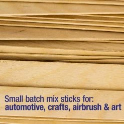 TCP Global Small Batch Paint Mix Sticks, 50 Per Box Airbrush Paint Accessories