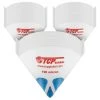 TCP Global 250 Pack Of Paint Strainers With Fine 190 Micron Filter Tips - Premium "PURE BLUE" Ultra-Flow Blue Nylon Mesh