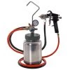 TCP Global 2 Quart Paint Pressure Pot With Spray Gun And 5' Air And Fluid Hose Assembly