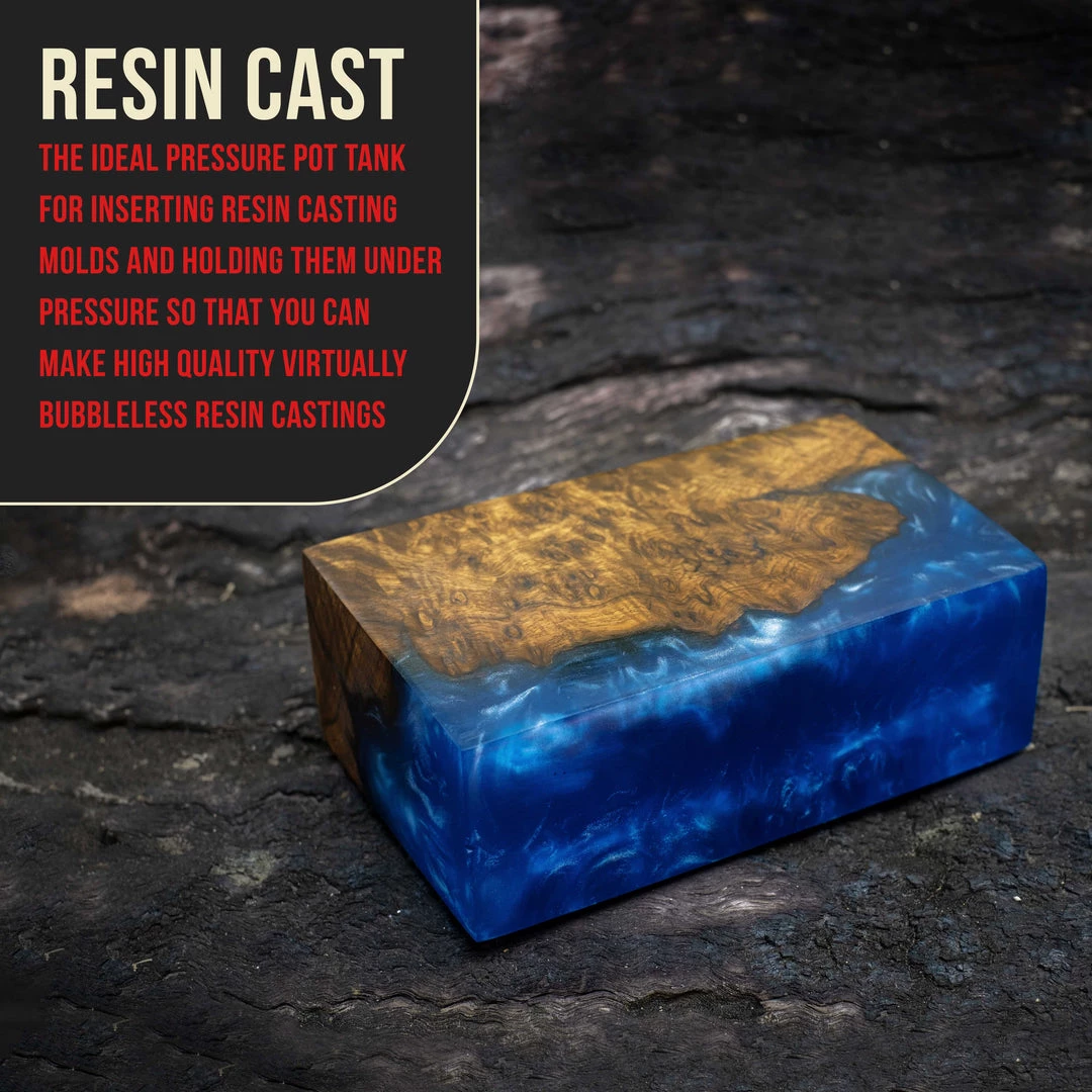 TCP Global Pressure Pots 5 Gallon (20 Liters) Pressure Pot Tank For Resin Casting - Heavy Duty Powder Coated Pot With Air Tight Clamp On Lid, Caster Wheels, Regulator, Gauge 7 TCP Global Pressure Pots 5 Gallon (20 Liters) Pressure Pot Tank For Resin Casting - Heavy Duty Powder Coated Pot With Air Tight Clamp On Lid, Caster Wheels, Regulator, Gauge