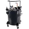 TCP Global Pressure Pots 5 Gallon (20 Liters) Pressure Pot Tank For Resin Casting - Heavy Duty Powder Coated Pot With Air Tight Clamp On Lid, Caster Wheels, Regulator, Gauge