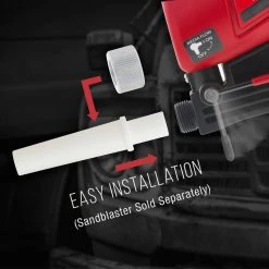 TCP Global Sandblaster & Accessories Sand Blaster Ceramic Nozzles Only (2 Pack) - Replacement Sandblasting Tips, Universal Size Fits TCP SB8077 Gravity Feed Sand Blaster Kit, Speedblaster