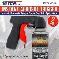 TCP Global - Aerosol Spray Can Trigger Handle - Pack Of 2 Aerosol Accessories