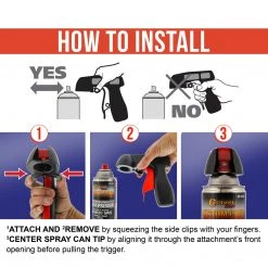TCP Global - Aerosol Spray Can Trigger Handle - Pack Of 2 Aerosol Accessories