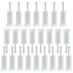 Filters & Strainers TCP Global Disposable HVLP Gravity Spray Gun Filters Fine Mesh (Pack Of 24), Universal Size Fits Most Gravity Feed Spray Guns, Strain Dirt Particles