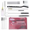TCP Global Pro 23 Piece Spray Gun Cleaning Kit With Case For HVLP Air Tool Paint Gravity Detail Airbrush Cleaning Kits