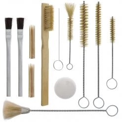 TCP Global 20 Piece Spray Gun Cleaning Kit For HVLP Air Tool Paint Gravity Detail Airbrush Parts Cleaning Kits