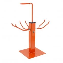 TCP Global Gravity Feed Paint Triple Spray Gun Holder Stand With Strainer Holder, Holds 3 HVLP Guns, Bench Mount