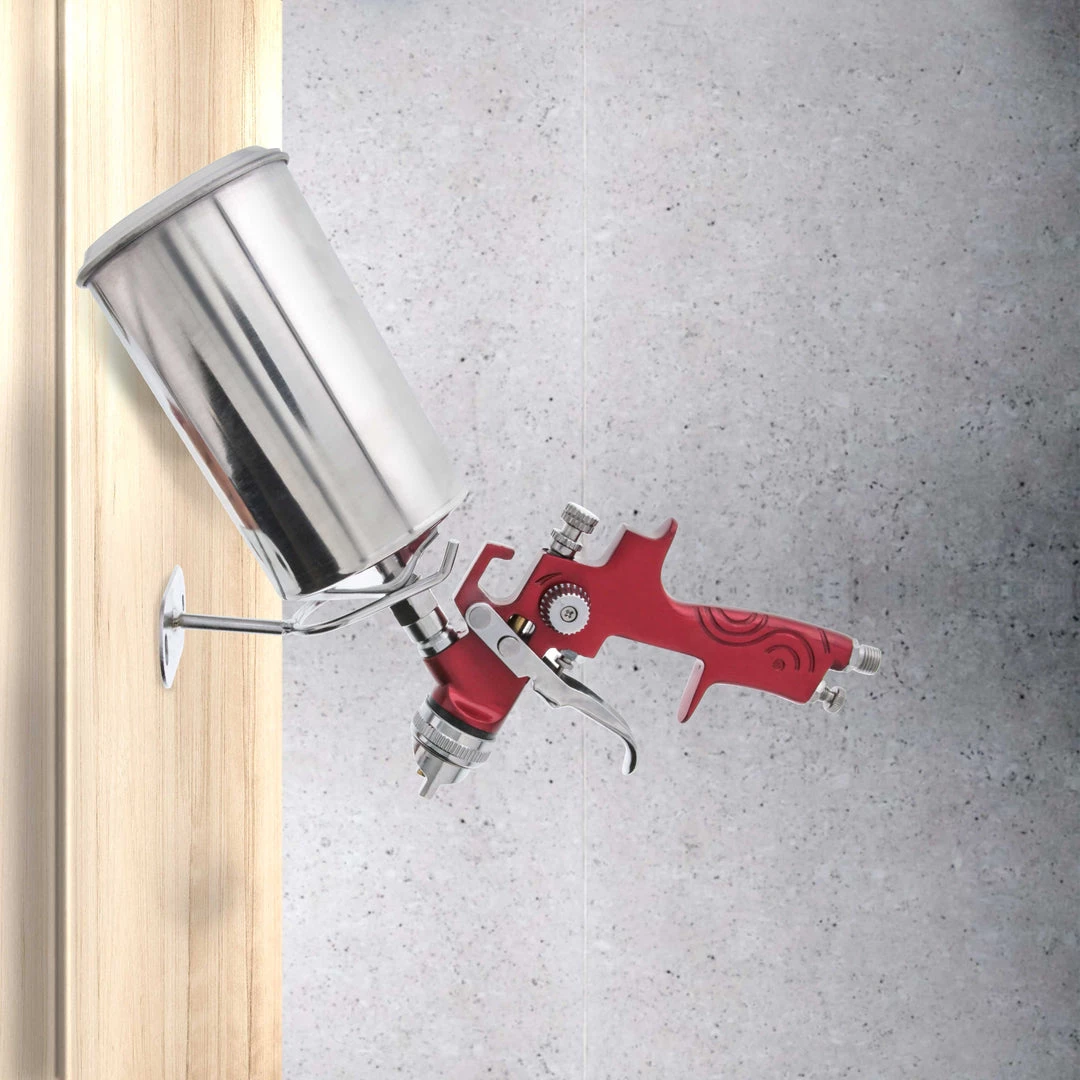TCP Global Wall Mount Gravity Feed Spray Gun Holder 5 TCP Global Wall Mount Gravity Feed Spray Gun Holder