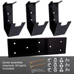 Gun Holders TCP Global Magnetic Paint Spray Gun Holder Stand, Holds 3 Gravity Feed HVLP Guns - Attach Spray Booth Wall, Mix Room, Workstation Cabinet, Body Shop