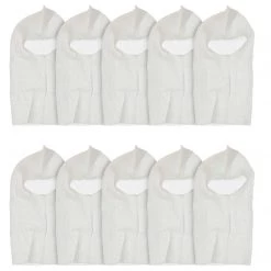 TCP Global Painters Spray Socks, Universal Fit (Pack Of 10) - Snug Soft Stretch Cotton Hood Mask - Protection From Paint Over-Spray, Sanding Dust, Dirt, Debris