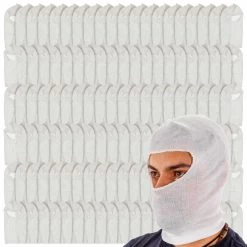 TCP Global Painters Spray Socks, Universal Fit (Case Of 120) - Snug Soft Stretch Cotton Hood Mask - Protection From Paint Over-Spray, Sanding Dust, Dirt Debris