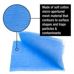 TCP Global Pure Blue Superior Tack Cloths - Tack Rags (Box Of 12) - Automotive Car Painters Grade - Wax And Silicone Free, Anti-Static