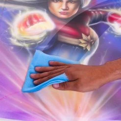 TCP Global Pure Blue Superior Tack Cloths - Tack Rags (Box Of 12) - Automotive Car Painters Grade - Wax And Silicone Free, Anti-Static