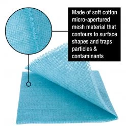 TCP Global - Pure Blue Low Tack Superior Tack Cloths - Tack Rags (Box Of 12), Automotive Car Painters, Removes Dust Sanding Particles, Cleans Surfaces