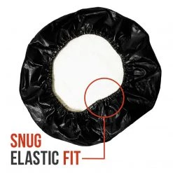 TCP Global 27"-30" Spare Tire Cover For Jeep, Trailer, RV, SUV, Truck Fits Entire Tire, Black Soft Vinyl Wheels & Tires 10 TCP Global 27