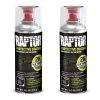 U-Pol Truck Bed Liner Raptor 2K Black Bedliner, 13.2 Oz. Aerosol (Pack Of 2)