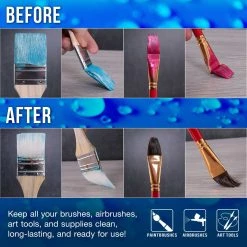 Airbrush Cleaning U.S. Art Supply Brush Cleaner And Restorer, 16 Oz - Cleans Paint Brushes, Airbrushes, Art Tools, Remove Dried On Acrylic Oil, Water-Based Paint Colors 10 Airbrush Cleaning U.S. Art Supply Brush Cleaner And Restorer, 16 Oz - Cleans Paint Brushes, Airbrushes, Art Tools, Remove Dried On Acrylic Oil, Water-Based Paint Colors