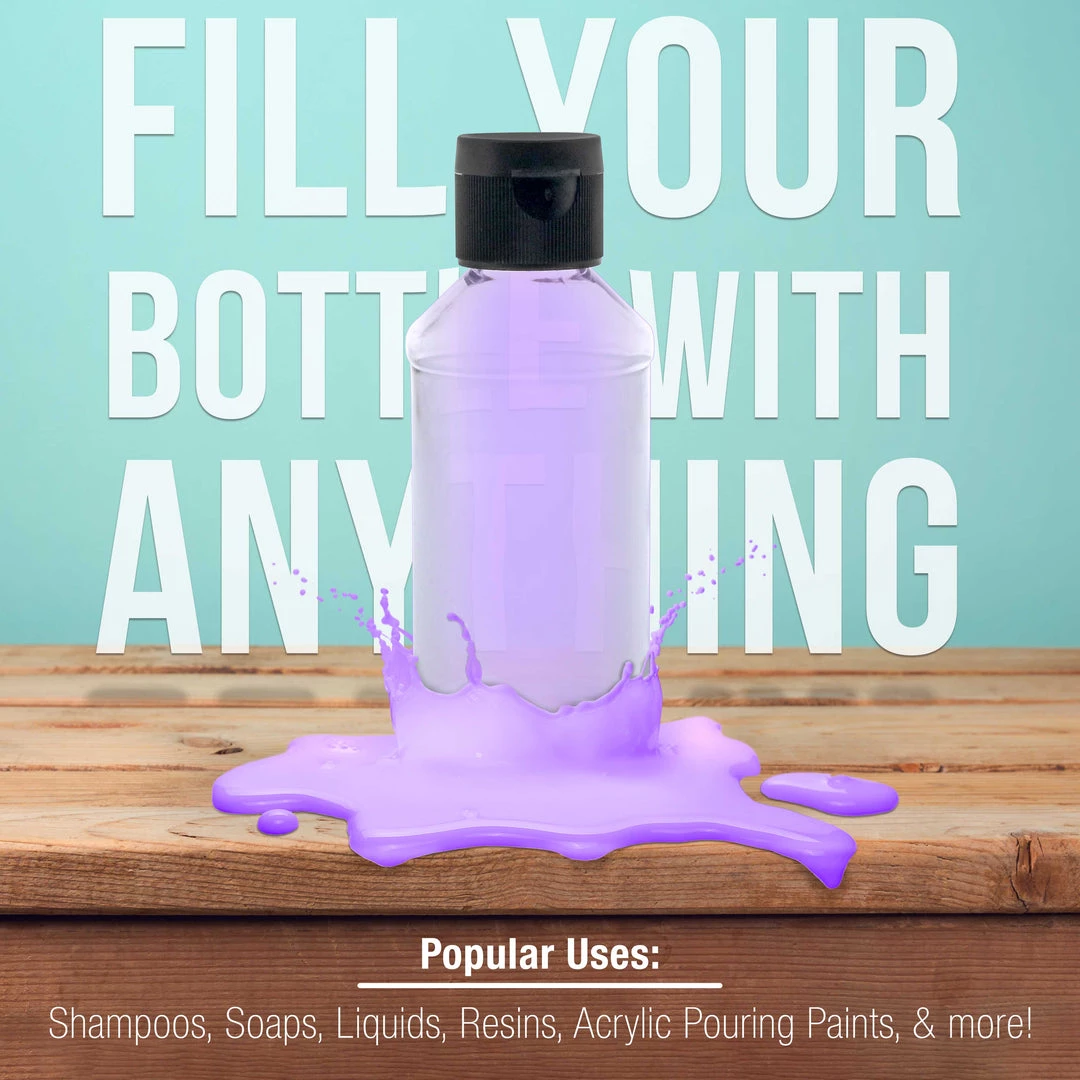 U.S. Art Supply Airbrush Cups & Jars 4 Ounce Squeeze PET Plastic Bottles With Flip Cap - BPA-free, Food Safe, Medical Grade Plastic, Acrylic Pouring Paint (Pack Of 48) 6 U.S. Art Supply Airbrush Cups & Jars 4 Ounce Squeeze PET Plastic Bottles With Flip Cap - BPA-free, Food Safe, Medical Grade Plastic, Acrylic Pouring Paint (Pack Of 48)