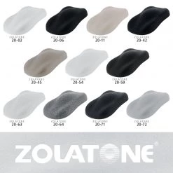 Zolatone White/White - 20 Series Stock Color Spatter Finish, Gallon