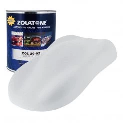 Zolatone White/White - 20 Series Stock Color Spatter Finish, Gallon