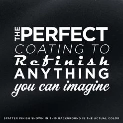 Zolatone Black/Black - 20 Series Stock Color Spatter Finish, Gallon Zolatone - Splatter Finishes