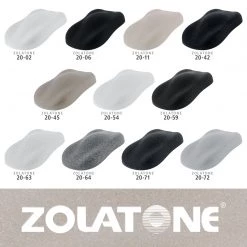 Zolatone Zolatone - Splatter Finishes Apollo Grey - 20 Series Stock Color Spatter Finish, Gallon