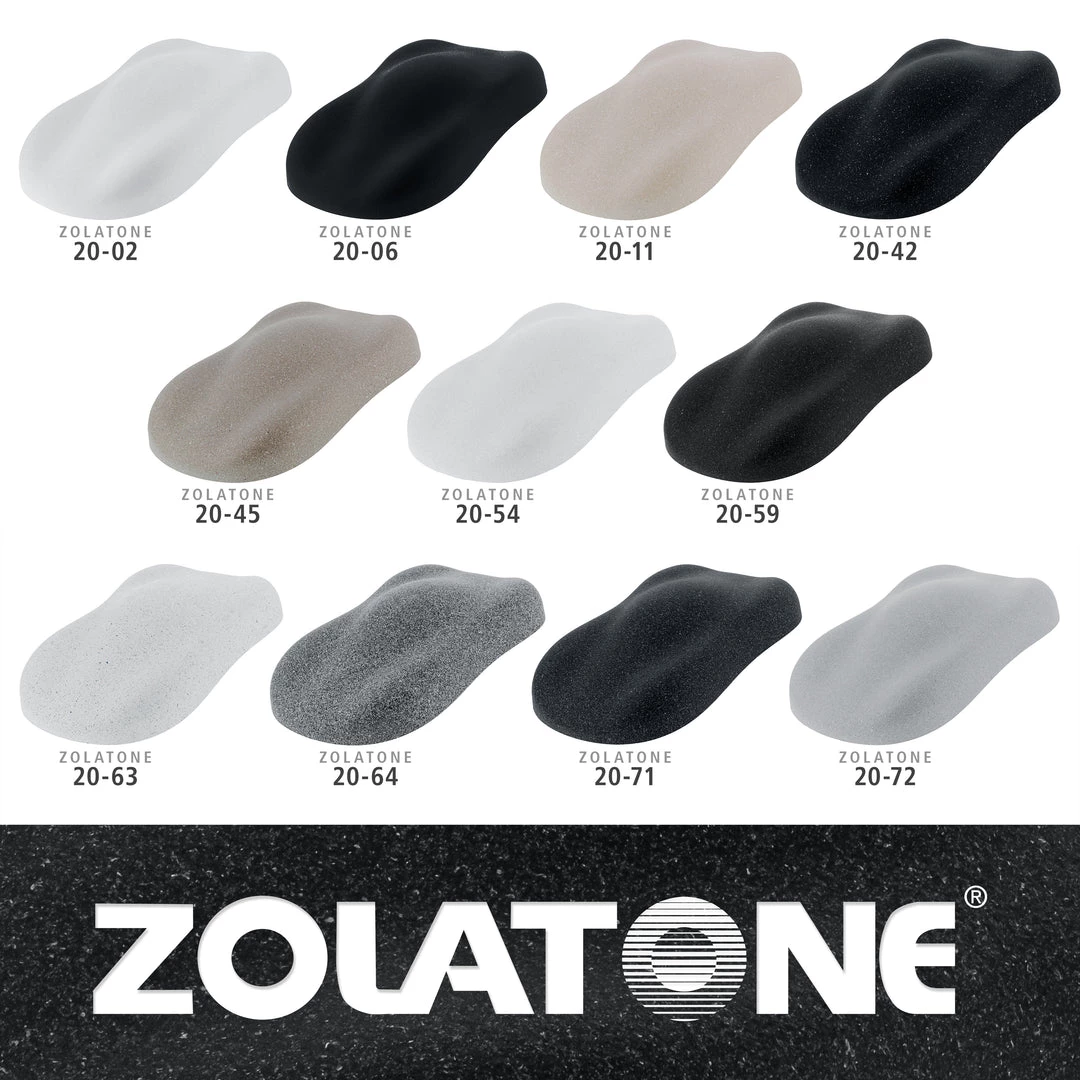 Zolatone Lilith Charcoal - 20 Series Stock Color Spatter Finish, Gallon 4 Zolatone Lilith Charcoal - 20 Series Stock Color Spatter Finish, Gallon