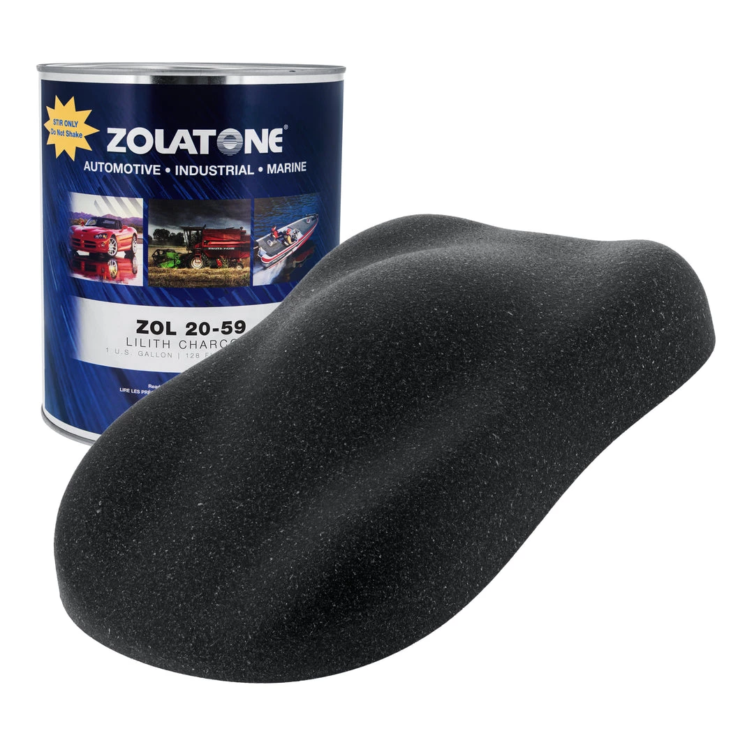 Zolatone Lilith Charcoal - 20 Series Stock Color Spatter Finish, Gallon 3 Zolatone Lilith Charcoal - 20 Series Stock Color Spatter Finish, Gallon