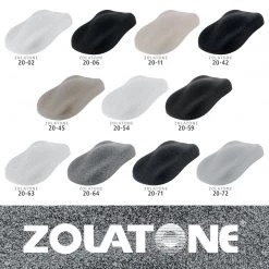 Zolatone Zolatone - Splatter Finishes Graystone - 20 Series Stock Color Spatter Finish, Quart