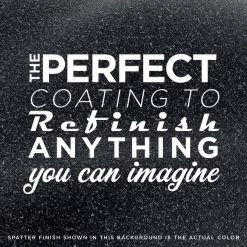 Zolatone Zolatone - Splatter Finishes Onyx Black - 20 Series Stock Color Spatter Finish, Gallon