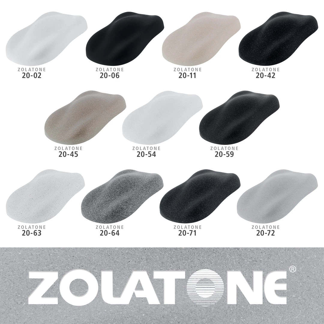 Zolatone Silver Gray- 20 Series Stock Color Spatter Finish, Quart Zolatone - Splatter Finishes 4 Zolatone Silver Gray- 20 Series Stock Color Spatter Finish, Quart Zolatone - Splatter Finishes