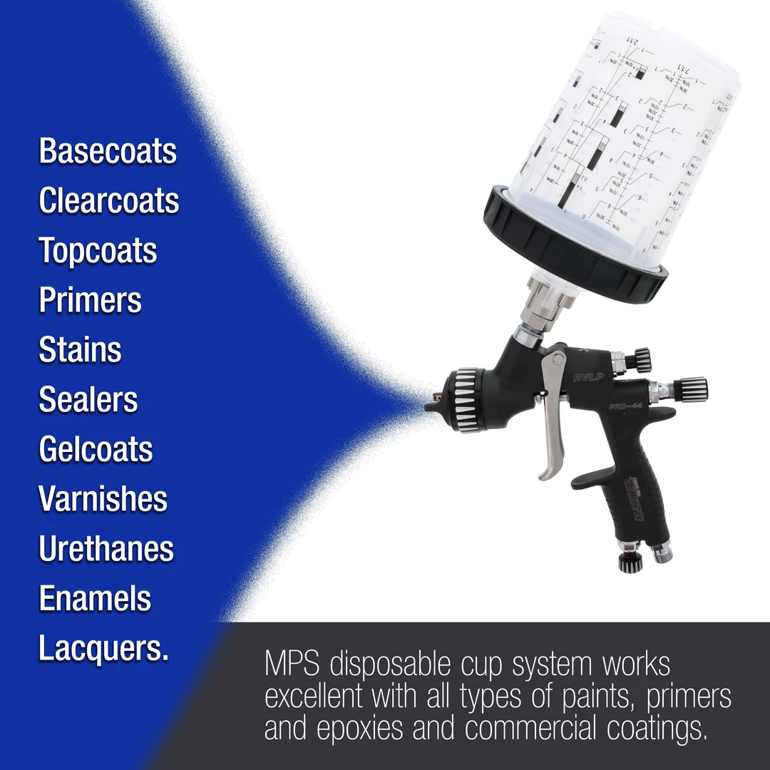 Master Pro Master Paint System MPS, 4 Pack Set Of Large Size 27 Ounce (800ml) Hard Cups And Retainer Rings - 4 Hard Cups And 4 Rings 7 Master Pro Master Paint System MPS, 4 Pack Set Of Large Size 27 Ounce (800ml) Hard Cups And Retainer Rings - 4 Hard Cups And 4 Rings