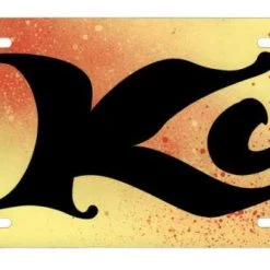 Custom Shop Blank Aluminum License Plate Tag Paint Panels, Black (10/Pack) Aluminum Sign Blanks