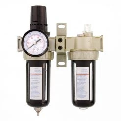 TCP Global Air Control & Filtration Professional Air Filter, Regulator And Lubricator Control Unit (1/4" NPT)