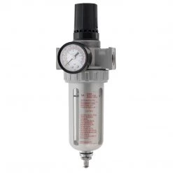 TCP Global Professional Air Filter And Regulator Control Unit With Gauge (1/4" NPT)